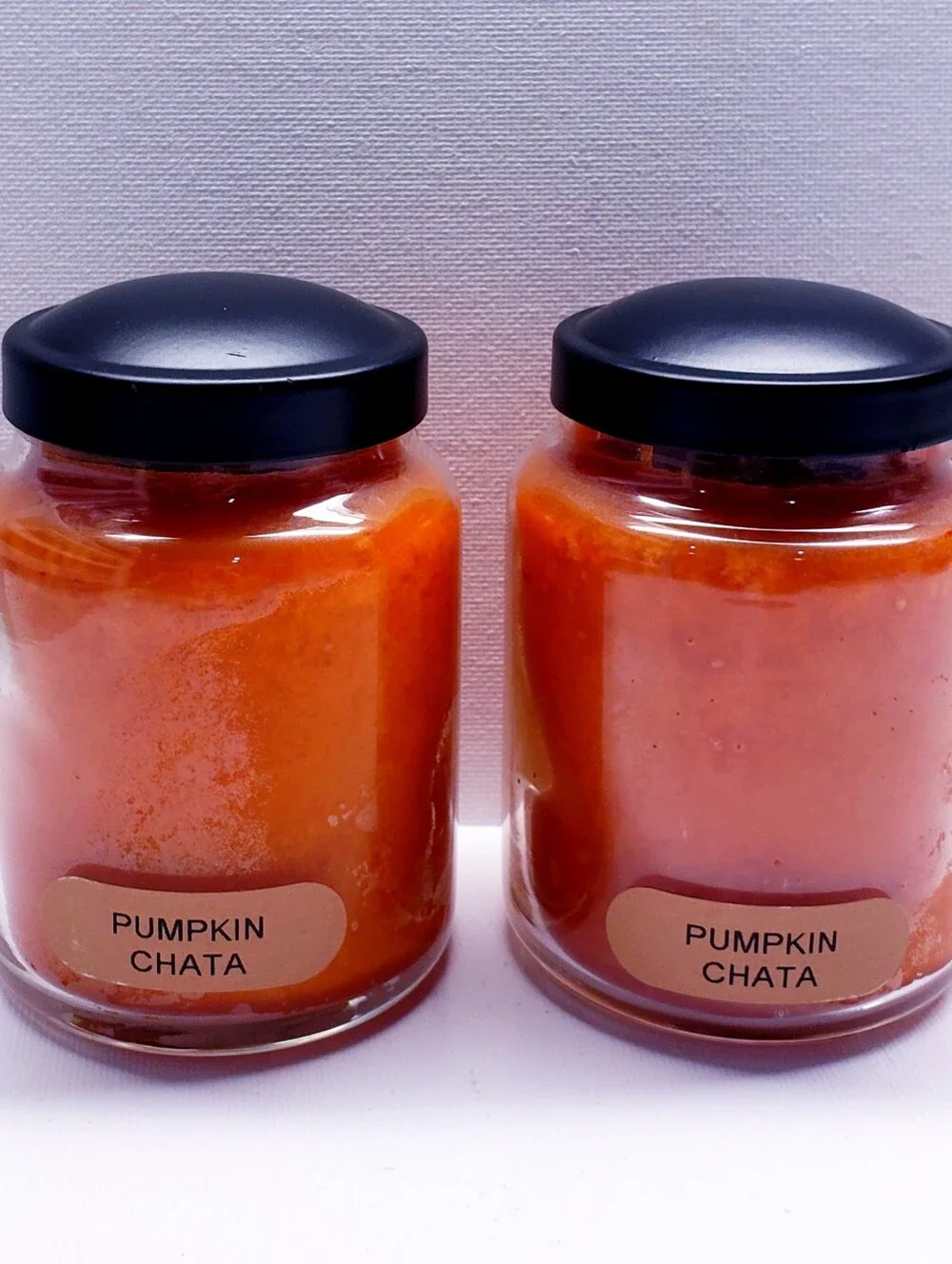 PUMPKIN CHATA -A Cheerful Giver Baby Jar Single Wick Candle, 6 oz (2 pcs)